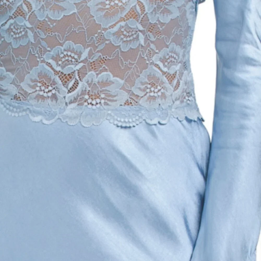 SELFIE LESLIE Loveland Lace Insert Cowl Back Dress